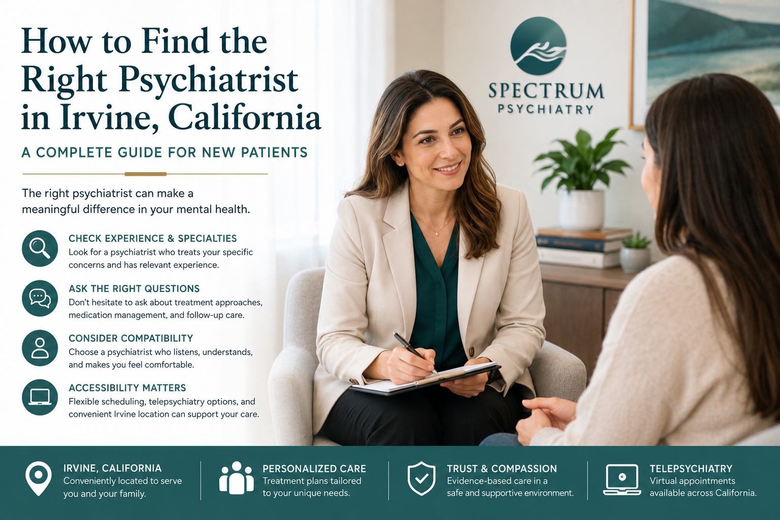 How to find the right psychiatrist in Irvine California