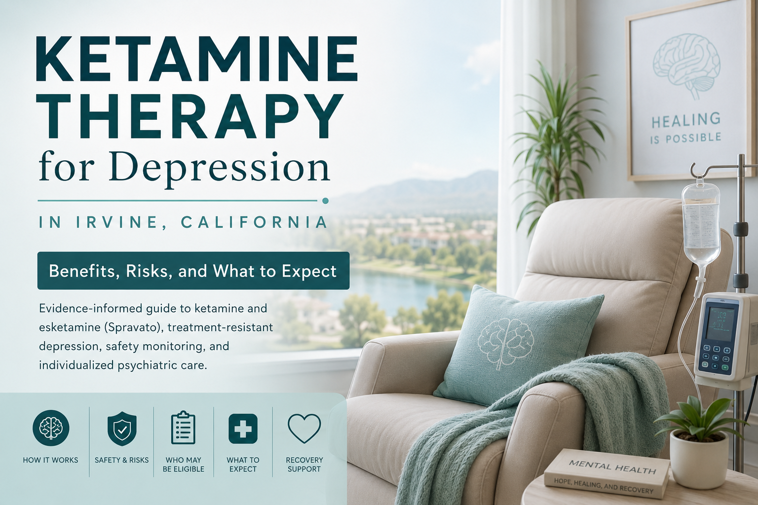 Ketamine Therapy for Depression in Irvine, California: Benefits, Risks, and What to Expect
