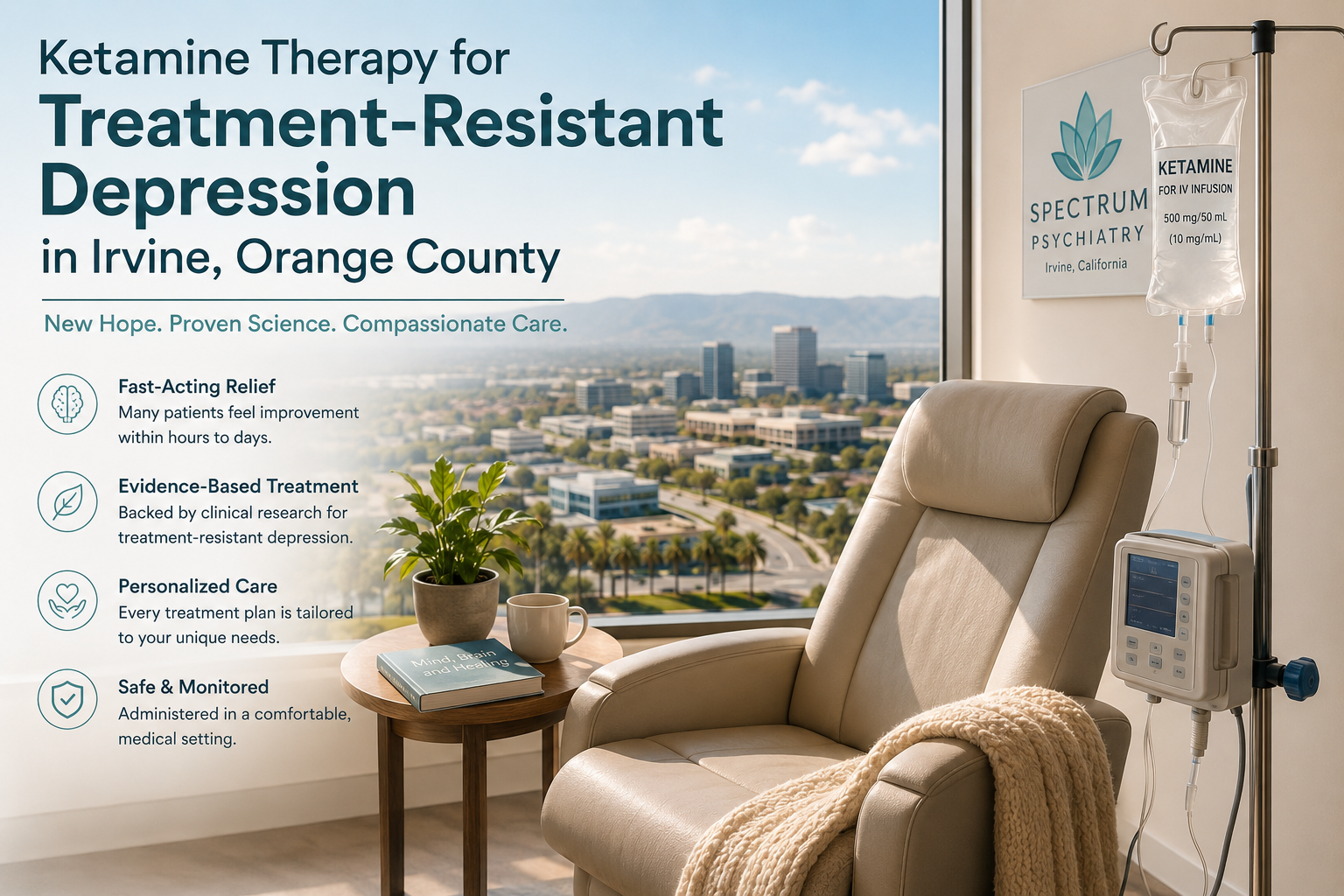 Ketamine Therapy for Treatment-Resistant Depression in Irvine Orange County
