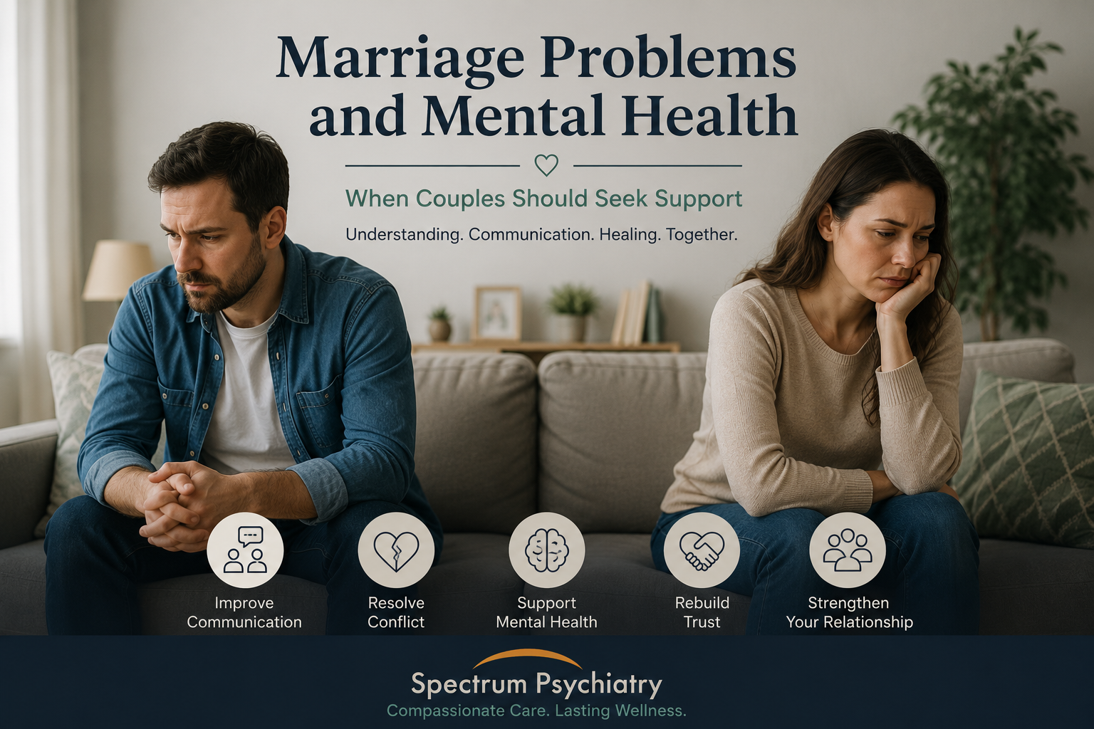 Marriage Problems and Mental Health: When Couples Should Seek Support