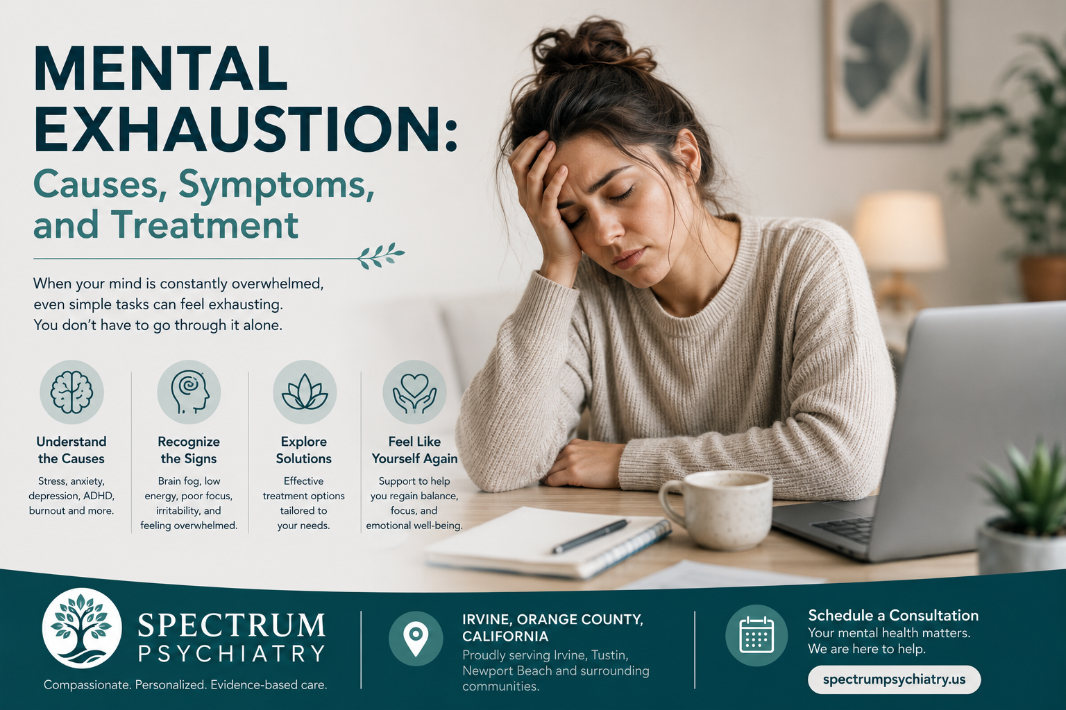 Mental Exhaustion: Causes, Symptoms, and Treatment