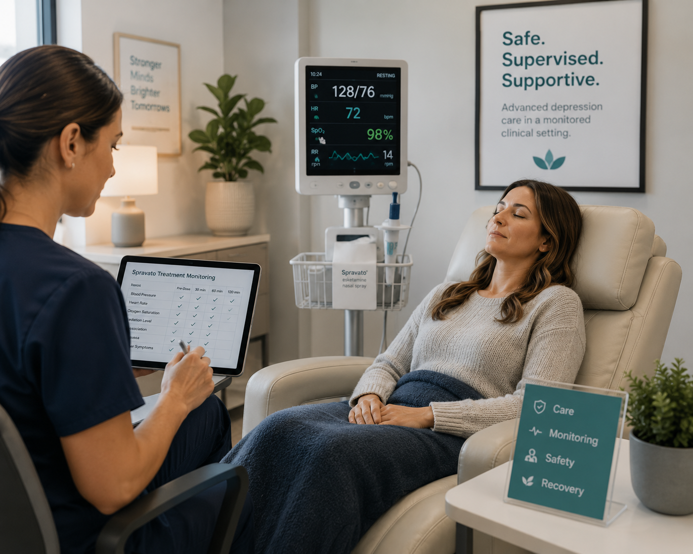 Spravato treatment monitoring in Irvine