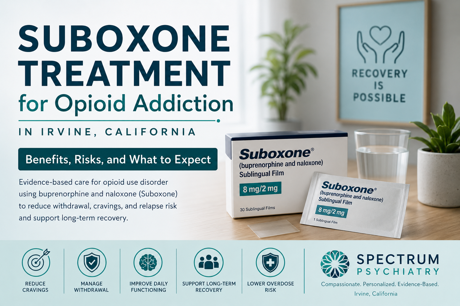 Suboxone Treatment for Opioid Addiction in Irvine, California: Benefits, Risks, and What to Expect