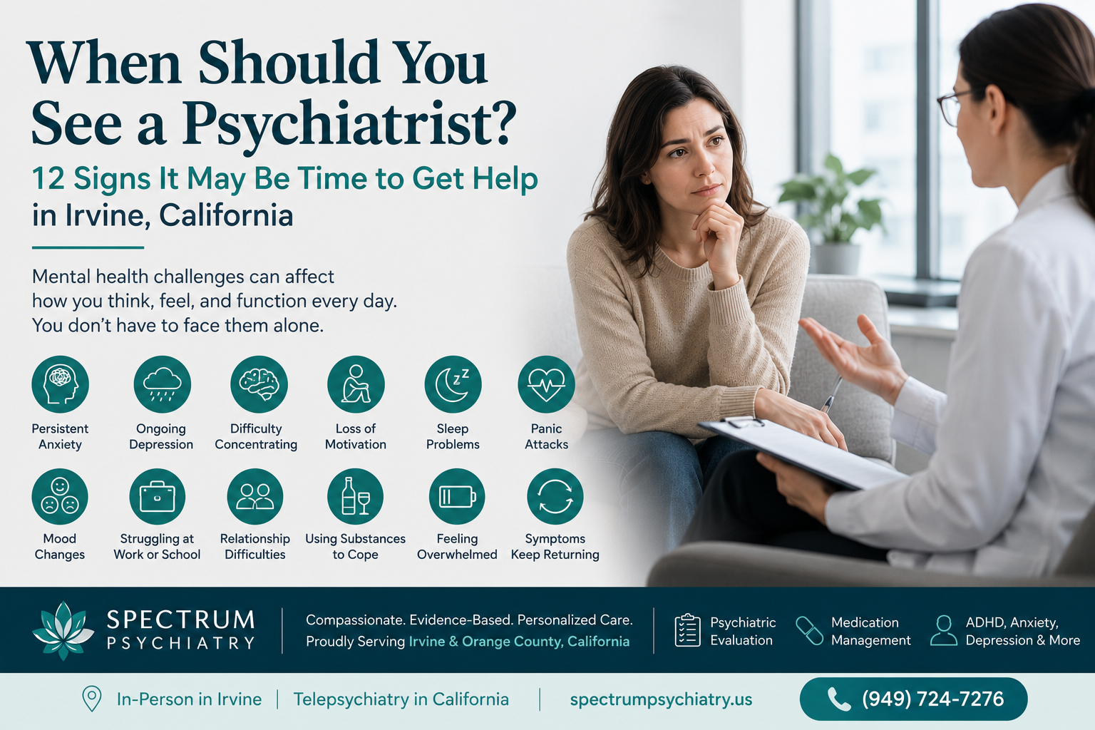 When Should You See a Psychiatrist? 12 Signs It May Be Time to Get Help